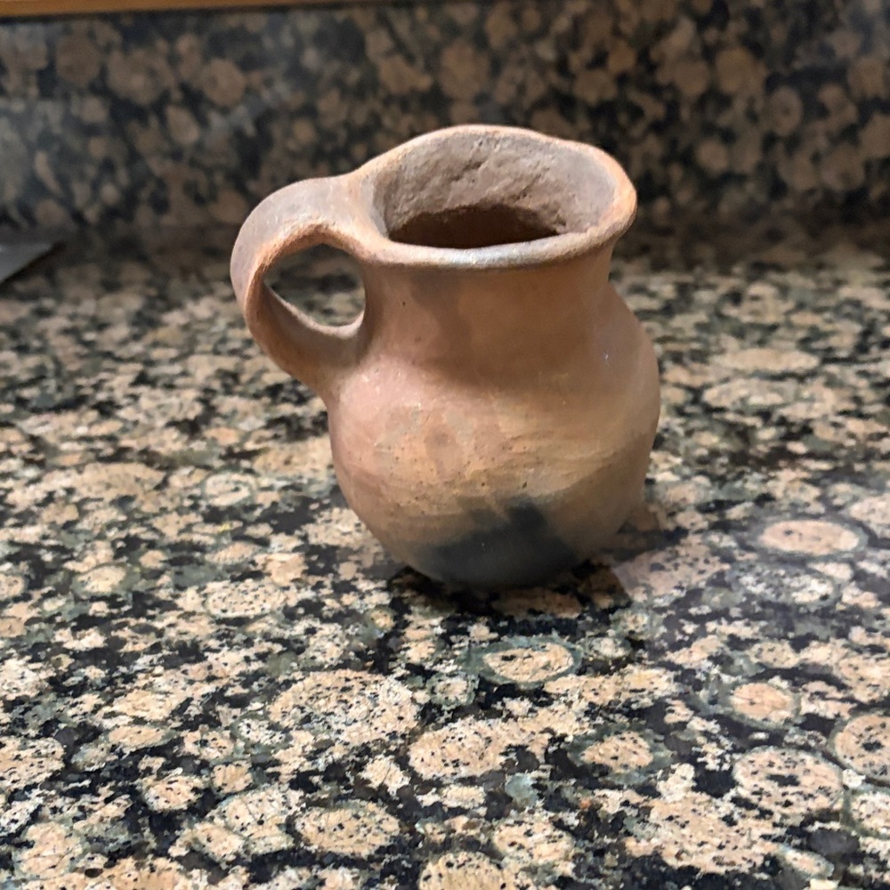Rustic Clay Pitcher